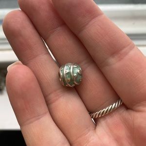 Blue/green vine charm